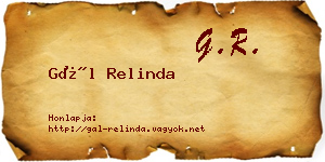 Gál Relinda névjegykártya